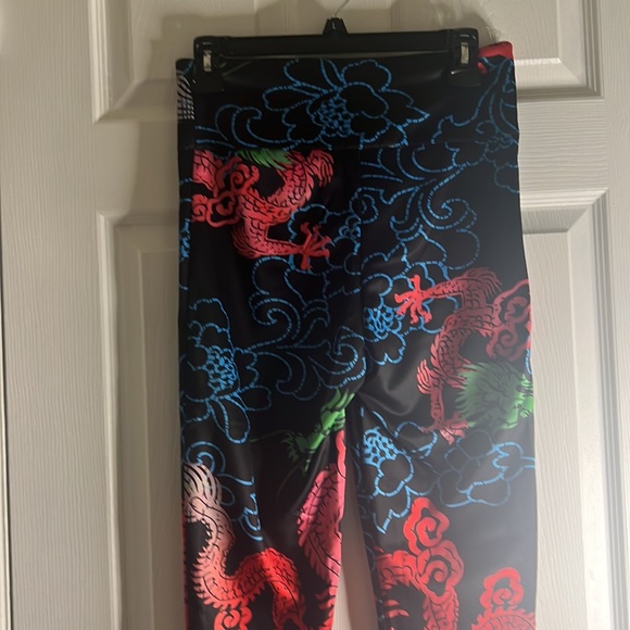 Dollskill Stretchy Corset High Waisted Leggings - Picture 5 of 6